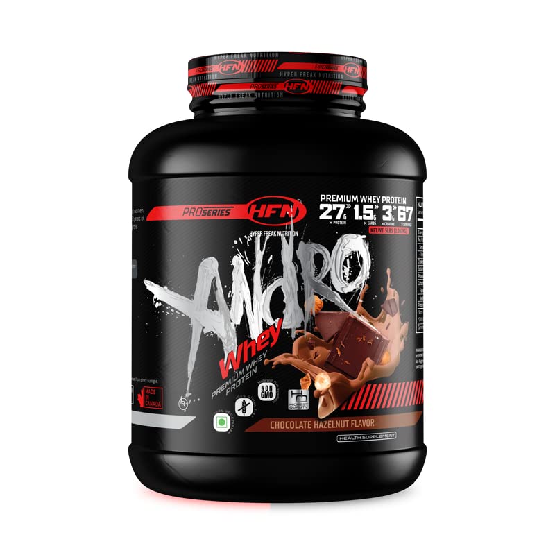 HFN Andro Whey Protein ll Choco Hazelnut Flavor ll 67 Servings ll